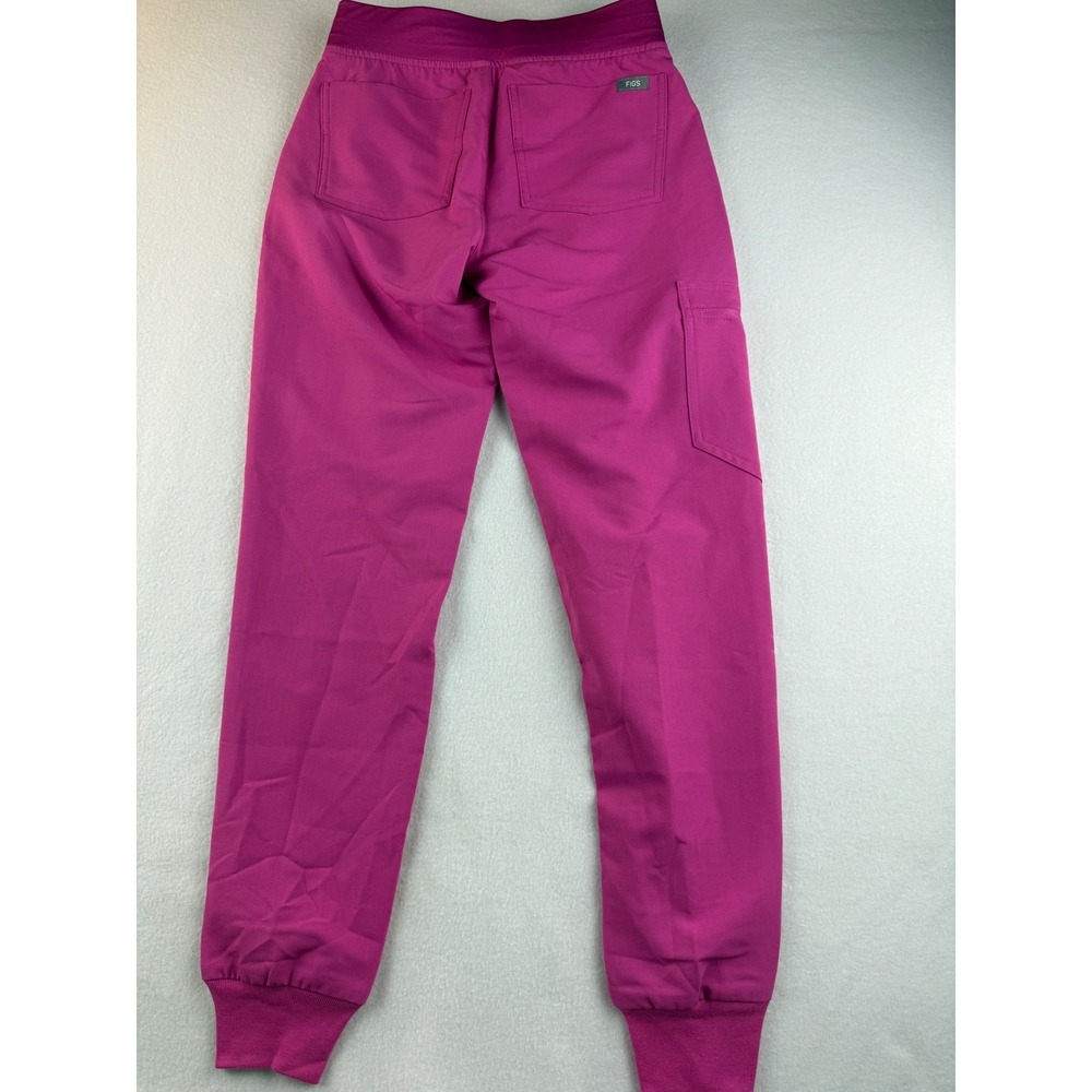 FIGS Technical Collection Zamora XXS Magenta Pink Jogger Scrub Pants New - Picture 5 of 6